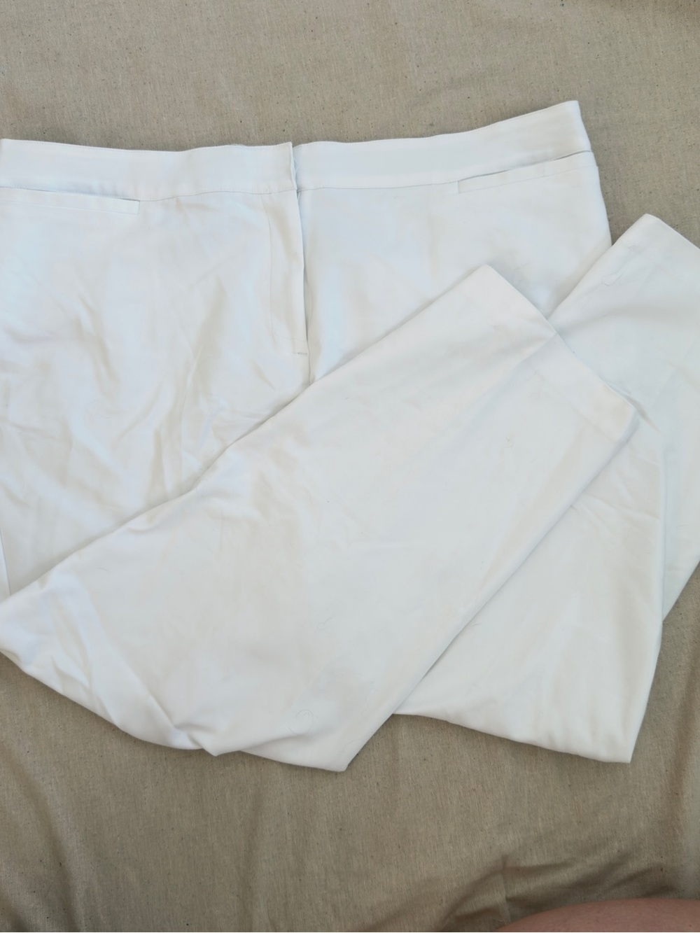 Ruby Rd. White Tailored Women's Pants
